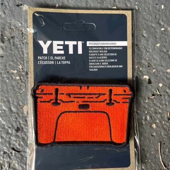 YETI King Crab Orange Tundra Patch Limited Edition - Picture 2 of 4